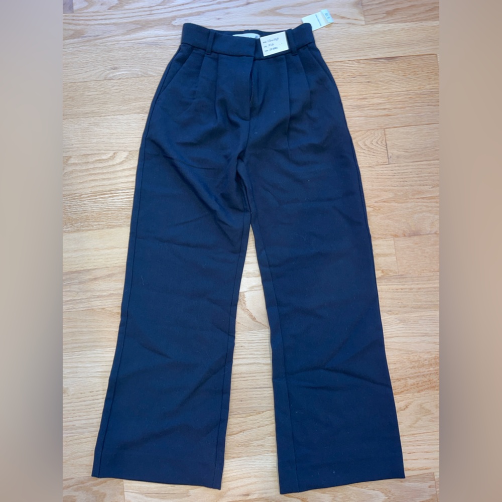 Black Sloane Ultra High-Rise Wide Leg Pants